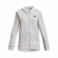 Girls 7-16 Under Armour Full-Zip Armour Fleece Hoodie Black