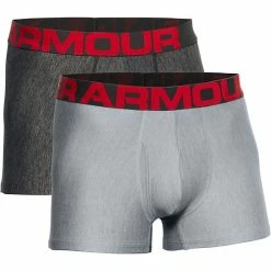 Men's Under Armour 2-pack UA Tech™ 3-inch Boxerjock® Briefs Light Gray Dark Gray -Under Armour SHOP unnamed file 2577