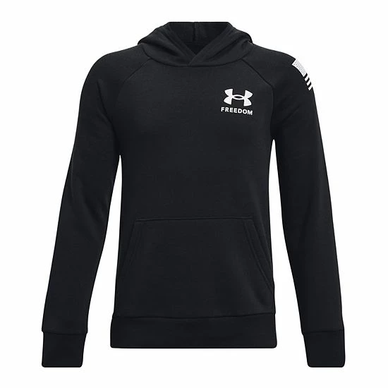 Boys 8-20 Under Armour Freedom Rival Fleece Hoodie Navy 1 Boys 8-20 Under Armour Freedom Rival Fleece Hoodie Navy
