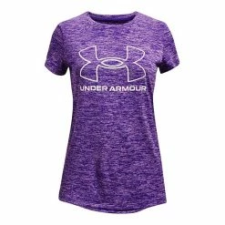 Girls 7-16 Under Armour Big Logo Twist Tech Tee Purple Zest 25 Girls 7-16 Under Armour Big Logo Twist Tech Tee Purple Zest -Under Armour SHOP unnamed file 2606
