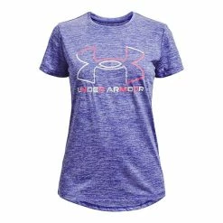 Girls 7-16 Under Armour Big Logo Twist Tech Tee Purple Zest 35 Girls 7-16 Under Armour Big Logo Twist Tech Tee Purple Zest -Under Armour SHOP unnamed file 2616