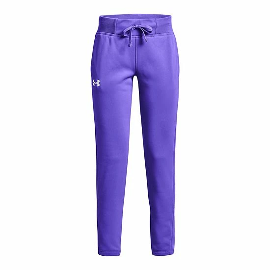 Girls 7-16 Under Armour Armour Fleece® Pants Black White 9 Girls 7-16 Under Armour Armour Fleece® Pants Black White - Image 9
