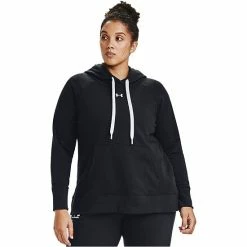 Plus Size Under Armour Rival Fleece Hoodie Fuse Teal