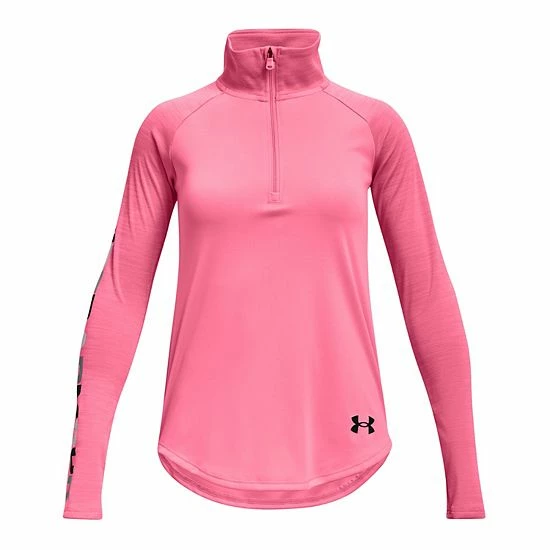 Girls 7-16 Under Armour Tech Pullover Black 5 Girls 7-16 Under Armour Tech Pullover Black - Image 5