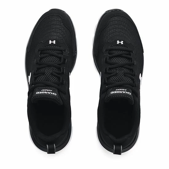 Under Armour Assert 9 Men's Running Shoes Black White 5 Under Armour Assert 9 Men's Running Shoes Black White - Image 5