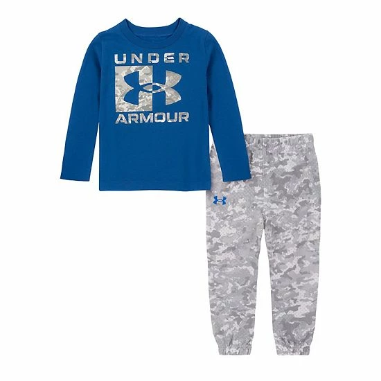 Toddler Boy Under Armour Charged Camo Logo Tee & Fleece Jogger Pants Set 1 Toddler Boy Under Armour Charged Camo Logo Tee & Fleece Jogger Pants Set