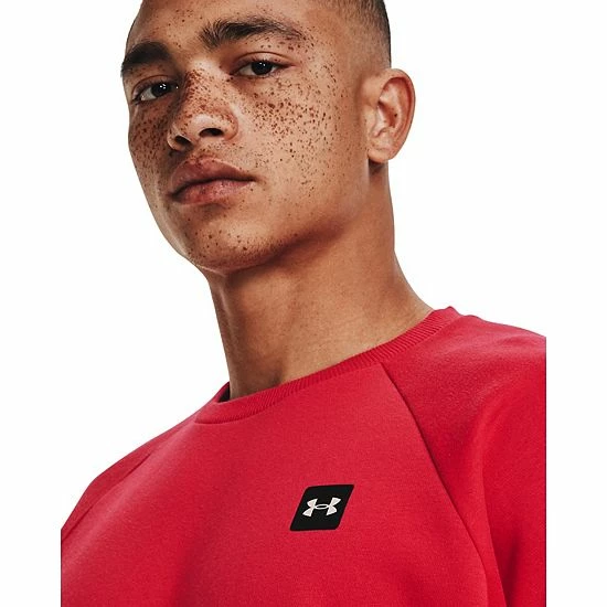 Men's Under Armour Rival Fleece Sweatshirt Pitch Gray 4 Men's Under Armour Rival Fleece Sweatshirt Pitch Gray - Image 4