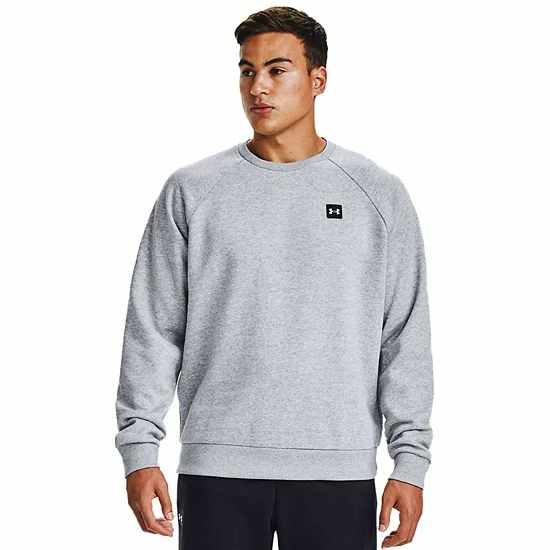 Men's Under Armour Rival Fleece Sweatshirt Pitch Gray 13 Men's Under Armour Rival Fleece Sweatshirt Pitch Gray - Image 13