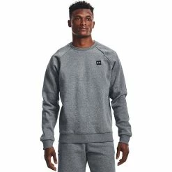 Men's Under Armour Rival Fleece Sweatshirt Pitch Gray 35 Men's Under Armour Rival Fleece Sweatshirt Pitch Gray -Under Armour SHOP unnamed file 2789