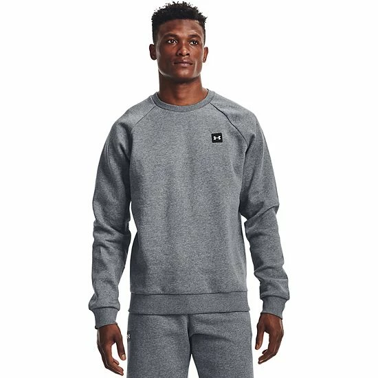 Men's Under Armour Rival Fleece Sweatshirt Pitch Gray 18 Men's Under Armour Rival Fleece Sweatshirt Pitch Gray - Image 18