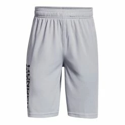 Boys 8-20 Under Armour Prototype 2.0 Wordmark Shorts Downpour Gray
