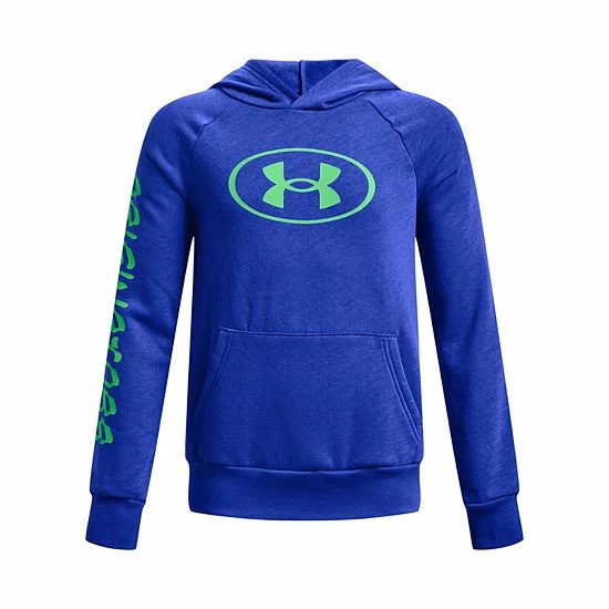 Boys 8-20 Under Armour Wordmark Rival Fleece Hoodie Blue 1 Boys 8-20 Under Armour Wordmark Rival Fleece Hoodie Blue