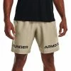 Men's Under Armour Graphic Wordmark Woven Shorts Academy