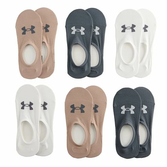 Women's Under Armour 6-Pack Breathe Lite Ultra Low Socks Blush Beige 3 Women's Under Armour 6-Pack Breathe Lite Ultra Low Socks Blush Beige - Image 3