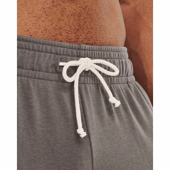 Men's Under Armour Rival French-Terry Joggers Onyx White 3 Men's Under Armour Rival French-Terry Joggers Onyx White - Image 3