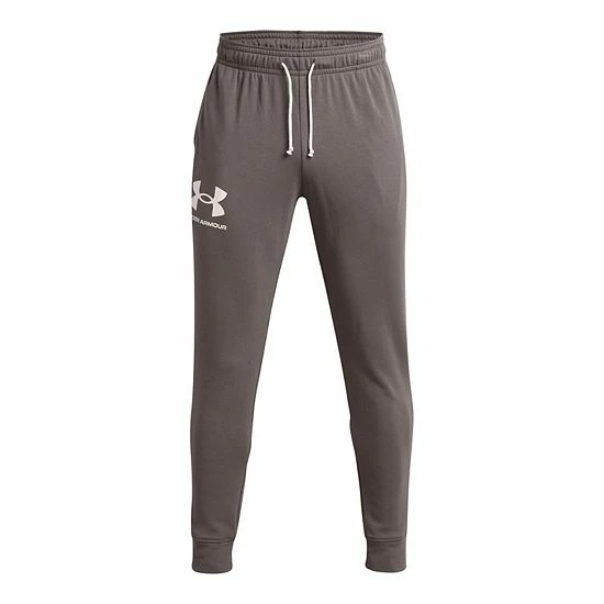 Men's Under Armour Rival French-Terry Joggers Onyx White 4 Men's Under Armour Rival French-Terry Joggers Onyx White - Image 4