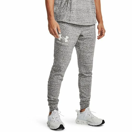 Men's Under Armour Rival French-Terry Joggers Onyx White 6 Men's Under Armour Rival French-Terry Joggers Onyx White - Image 6