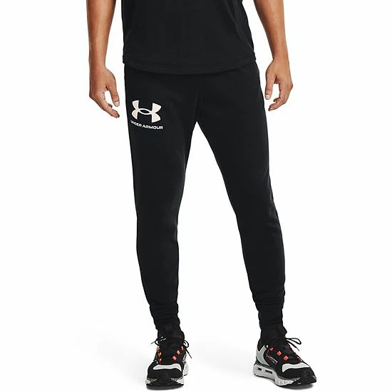 Men's Under Armour Rival French-Terry Joggers Onyx White 7 Men's Under Armour Rival French-Terry Joggers Onyx White - Image 7