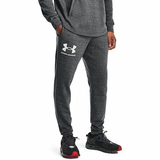Men's Under Armour Rival French-Terry Joggers Onyx White 8 Men's Under Armour Rival French-Terry Joggers Onyx White - Image 8