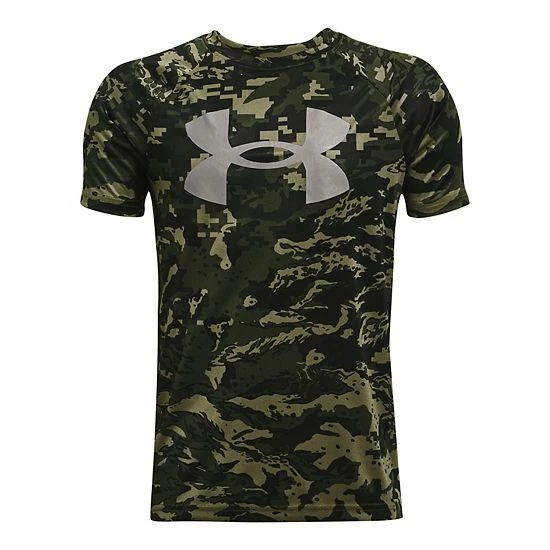 Boys 8-20 Under Armour Printed Tech Tee Royal 5 Boys 8-20 Under Armour Printed Tech Tee Royal - Image 5