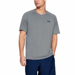Men's Under Armour Tech 2.0 V-Neck Tee Wire Black 27 Men's Under Armour Tech 2.0 V-Neck Tee Wire Black -Under Armour SHOP unnamed file 3078