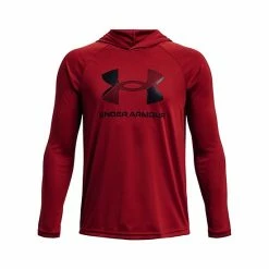 Boys 8-20 Under Armour Big Logo Tech Hoodie Black