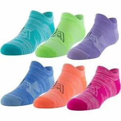 Girls Under Armour 6-pack Essential 2.0 No-Show Socks Cerise 21 Girls Under Armour 6-pack Essential 2.0 No-Show Socks Cerise -Under Armour SHOP unnamed file 3136