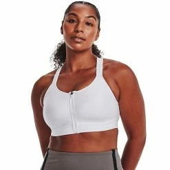 Under Armour Infinity Zip-Front High-Impact Sports Bra Harbor Blue -Under Armour SHOP unnamed file 3195