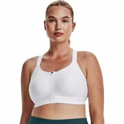 Under Armour Infinity Zip-Front High-Impact Sports Bra Harbor Blue -Under Armour SHOP unnamed file 3197
