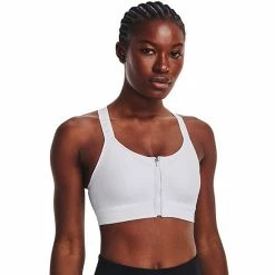 Under Armour Infinity Zip-Front High-Impact Sports Bra Harbor Blue -Under Armour SHOP unnamed file 3202