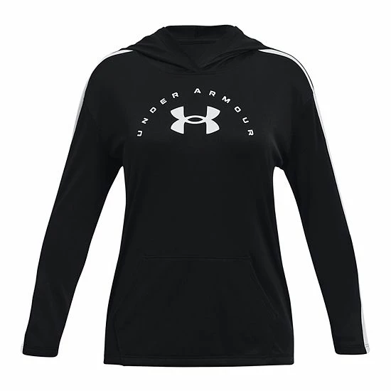 Girls 7-16 Under Armour Graphic Tech Hoodie Purple 5 Girls 7-16 Under Armour Graphic Tech Hoodie Purple - Image 5