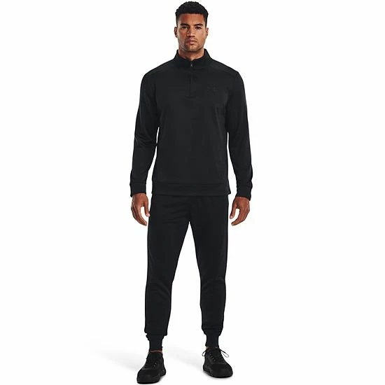 Big & Tall Under Armour Fleece Pullover Black 3 Big & Tall Under Armour Fleece Pullover Black - Image 3