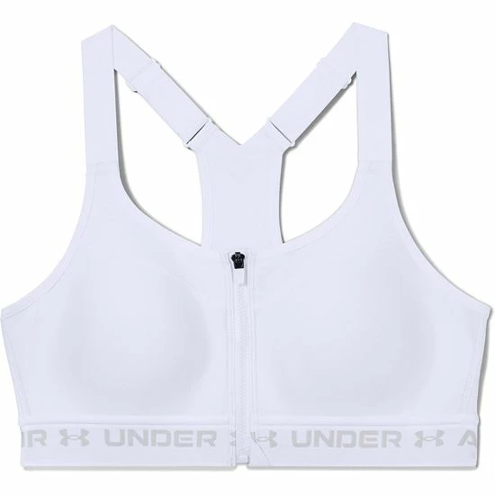 Women's Under Armour High Zip Crossback Sports Bra Black 5 Women's Under Armour High Zip Crossback Sports Bra Black - Image 5