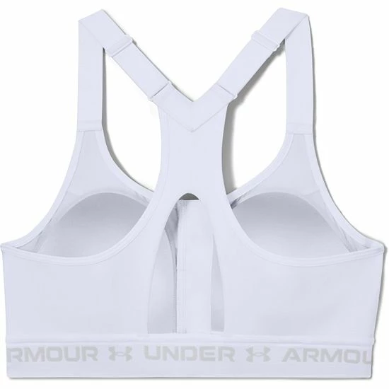 Women's Under Armour High Zip Crossback Sports Bra Black 6 Women's Under Armour High Zip Crossback Sports Bra Black - Image 6