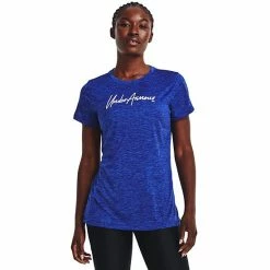 Women's Under Armour Twist Script Wordmark Tech Tee Halo Gray 21 Women's Under Armour Twist Script Wordmark Tech Tee Halo Gray -Under Armour SHOP unnamed file 3310