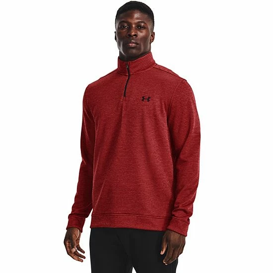 Men's Under Armour Storm Quarter Zip Sweater Stadium Red 9 Men's Under Armour Storm Quarter Zip Sweater Stadium Red - Image 9