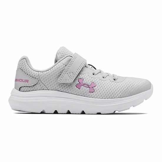 Under Armour Surge 2 Alt Preschool Kids' Sneakers Gray White Purple 1 Under Armour Surge 2 Alt Preschool Kids' Sneakers Gray White Purple