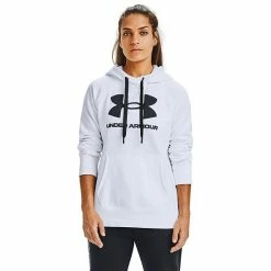 Women's Under Armour Rival Fleece Logo Hoodie White 28 Women's Under Armour Rival Fleece Logo Hoodie White -Under Armour SHOP unnamed file 335