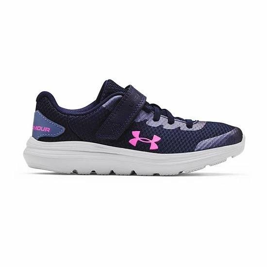 Under Armour Surge 2 Alt Preschool Kids' Sneakers Gray White Purple 15 Under Armour Surge 2 Alt Preschool Kids' Sneakers Gray White Purple - Image 15