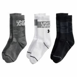 Boys Under Armour Phenom 5.0 3-Pack Crew Socks Vapor Green -Under Armour SHOP unnamed file 3388