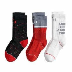 Boys Under Armour Phenom 5.0 3-Pack Crew Socks Vapor Green -Under Armour SHOP unnamed file 3401