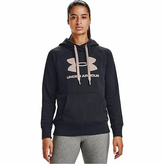 Women's Under Armour Rival Fleece Logo Hoodie White 19 Women's Under Armour Rival Fleece Logo Hoodie White - Image 19