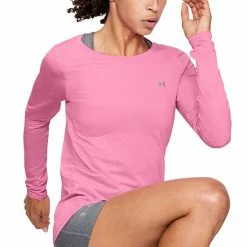 Women's Under Armour HeatGear® Long Sleeve Top White -Under Armour SHOP unnamed file 3470