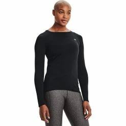 Women's Under Armour HeatGear® Long Sleeve Top White -Under Armour SHOP unnamed file 3473