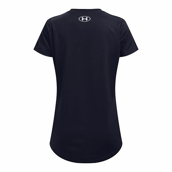 Girls 7-16 Under Armour Big Logo Tech Tee Black 2 Girls 7-16 Under Armour Big Logo Tech Tee Black - Image 2