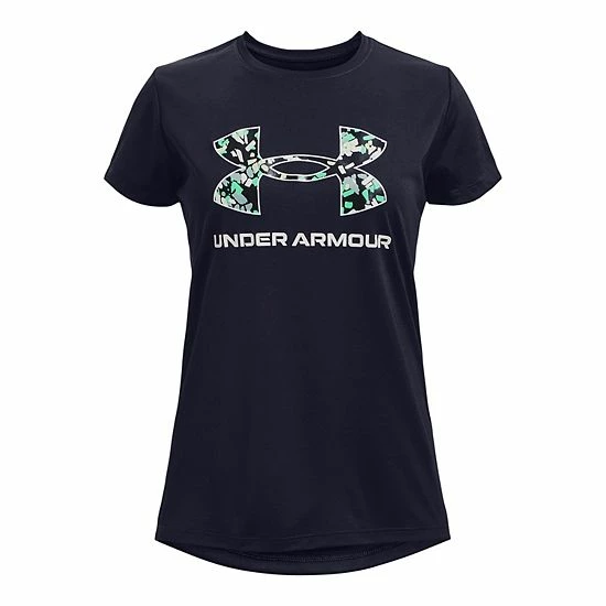 Girls 7-16 Under Armour Big Logo Tech Tee Black 9 Girls 7-16 Under Armour Big Logo Tech Tee Black - Image 9