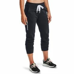 Women's Under Armour Rival Fleece Tapered Pants Slate Purple