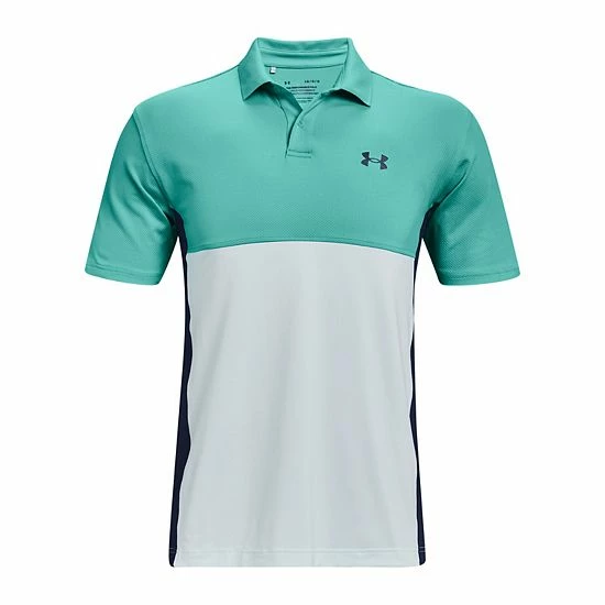 Men's Under Armour Performance Color Blocked Polo Bauhaus Blue Radio Red 7 Men's Under Armour Performance Color Blocked Polo Bauhaus Blue Radio Red - Image 7