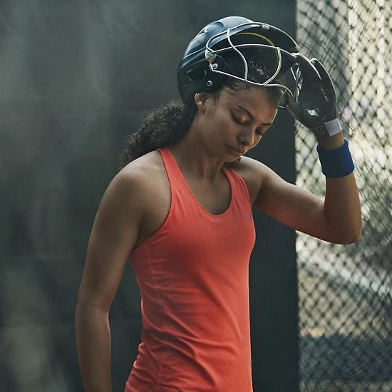 Women's Under Armour HeatGear® Racerback Tank Crystal Lilac 8 Women's Under Armour HeatGear® Racerback Tank Crystal Lilac - Image 8