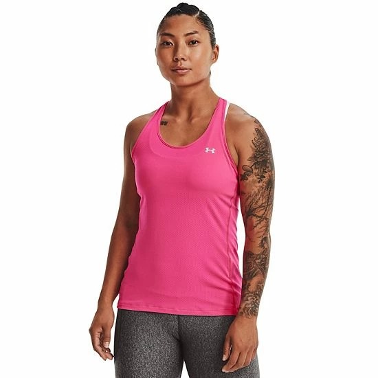 Women's Under Armour HeatGear® Racerback Tank Crystal Lilac 19 Women's Under Armour HeatGear® Racerback Tank Crystal Lilac - Image 19